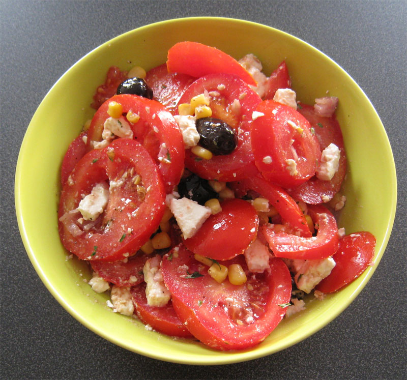 Salade de tomate au thon