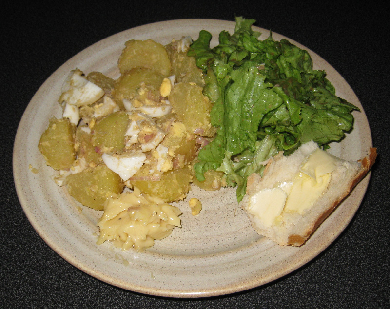 Salade de pomme de terre à l'oeuf