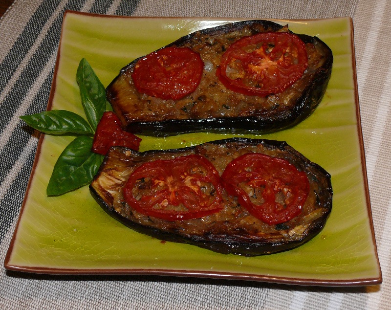 Aubergine à l'ail