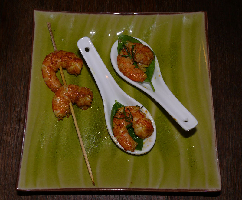 Brochette de crevettes