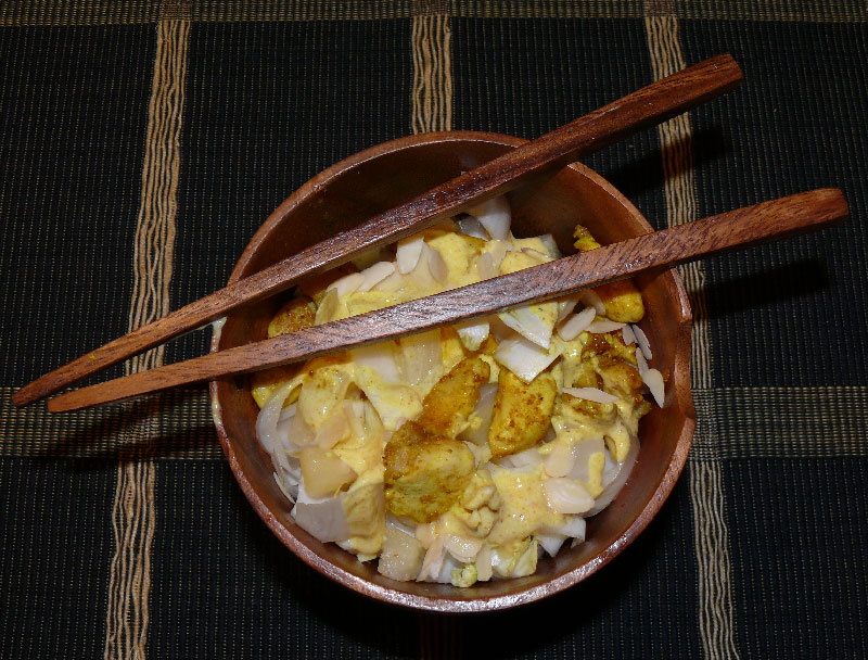 Salade indienne aux d'endives