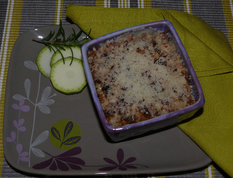 Crumble de courgette