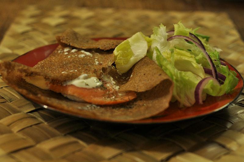 Galette au saumon
