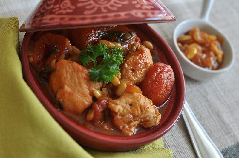 Le tajine de poulet au miel : 56 g de protéines par recette