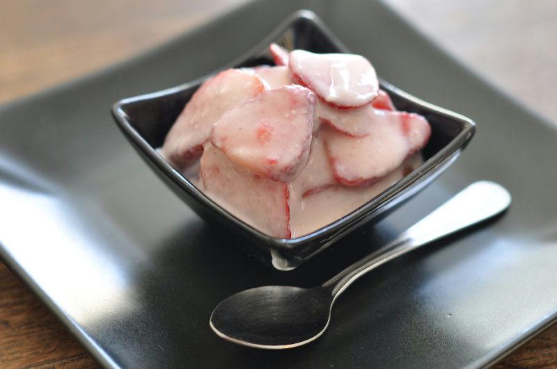 Salade de fraises