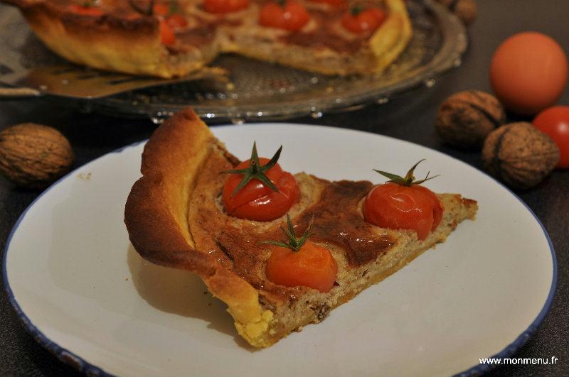 Quiche au Roquefort et à la Tomate