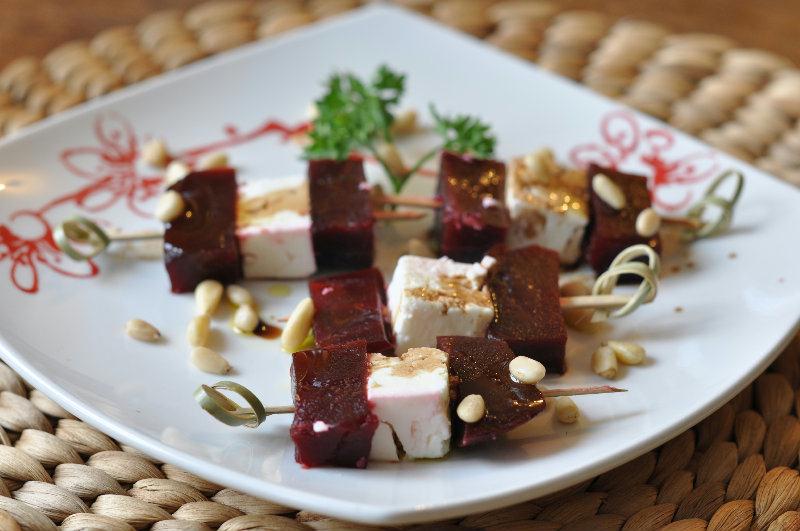 Brochette de Betterave à la Feta
