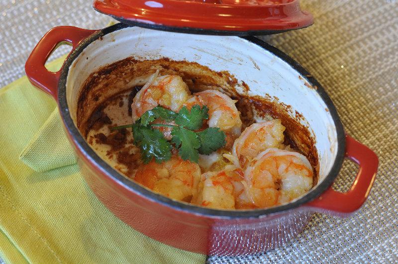 Crevettes à l'ail