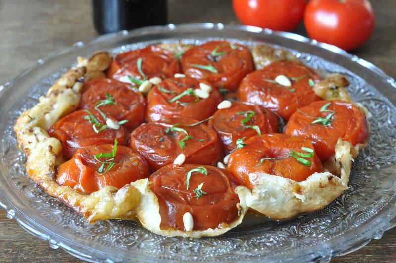 Tarte tatin aux tomates