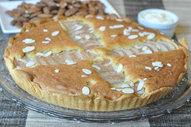 Tarte aux poires et amandes