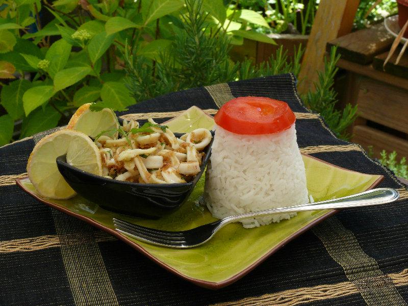 Calamars au piment d'Espelette