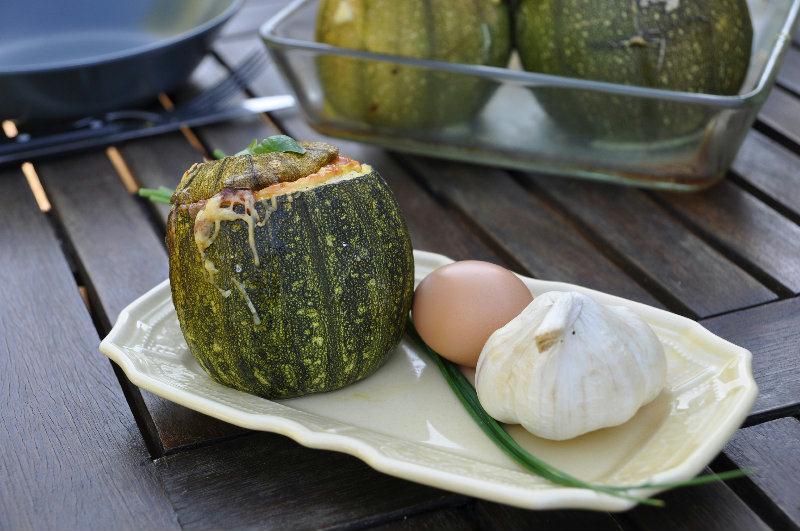 Courgettes farcies à la brousse