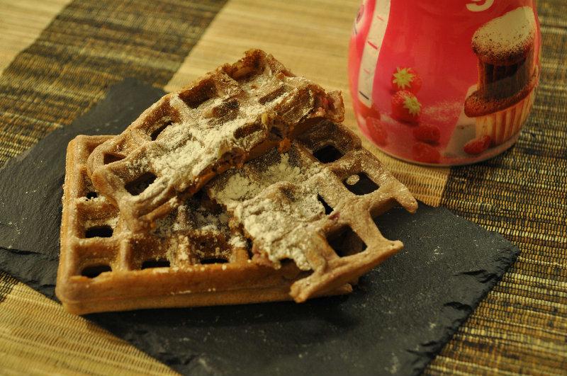 Gaufres à la framboise