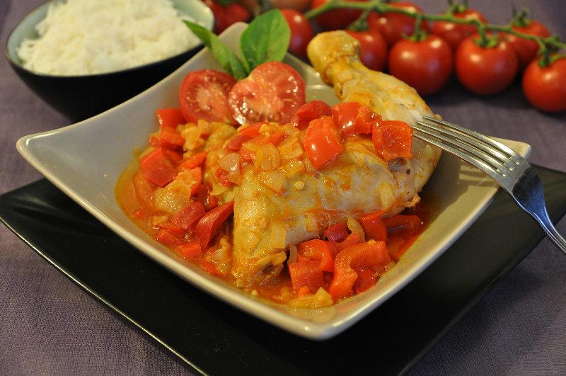 Poulet basquaise