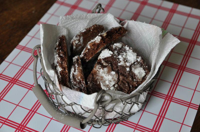 Petits sablés au chocolat et noix de Pécan