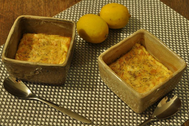 Petits Clafoutis au saumon fumé