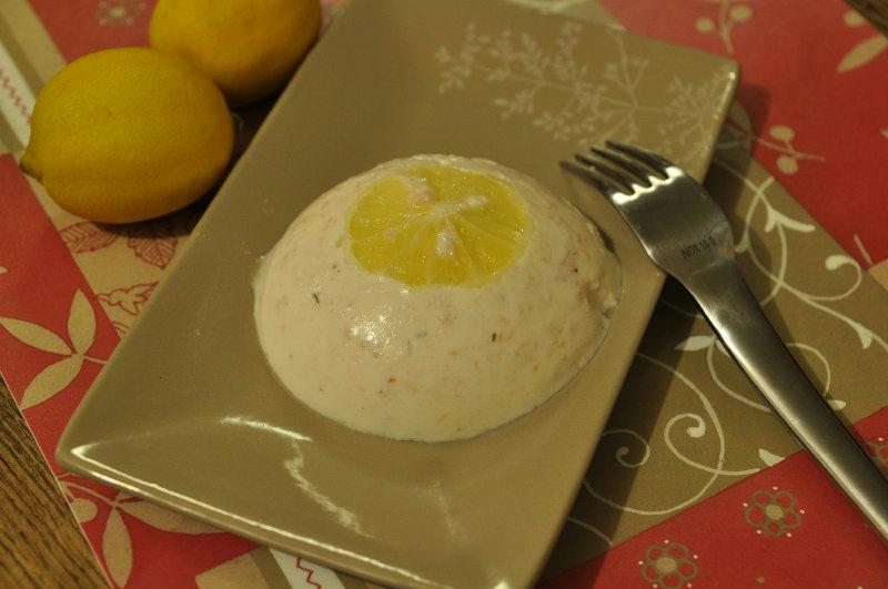 Panna-cotta de saumon fumé