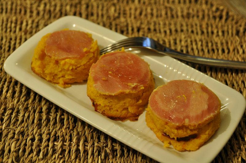 Flans de Potiron au bacon