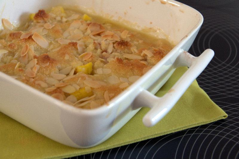 Crumble de fruits exotiques - Litchee/ mangue