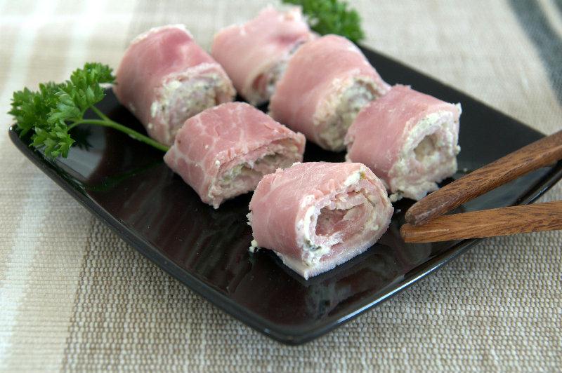 Roulés de Jambon aux fines herbe