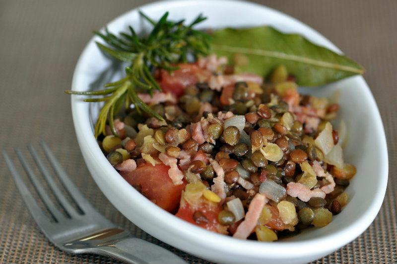 Les lentilles à la tomate, un plat complet de monmenu