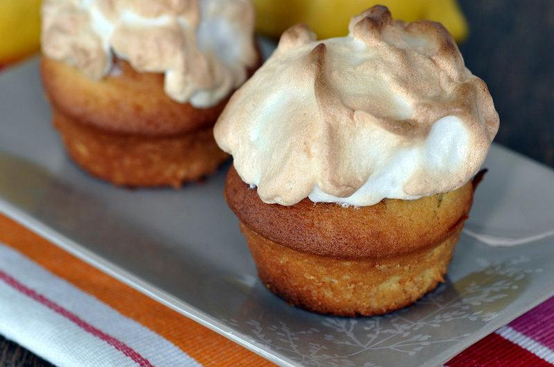 Muffins au citron meringués