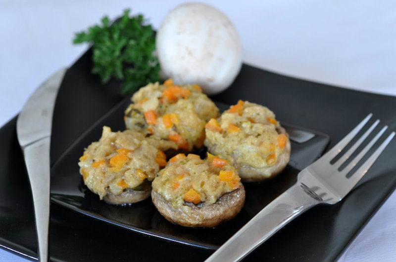 Champignons farcis au Comté