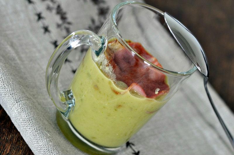 Soupe de pois cassés au bacon