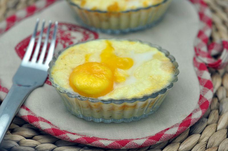 Oeuf cocotte potiron et roblochon
