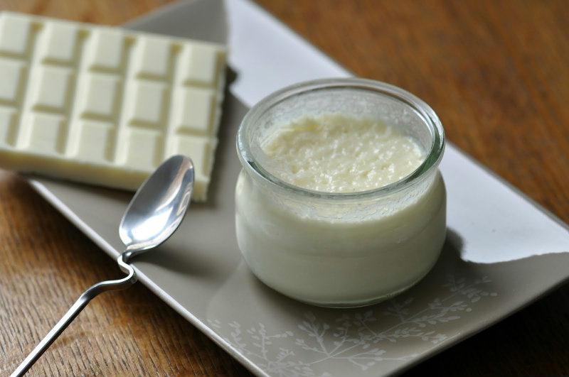 Yaourt au chocolat blanc