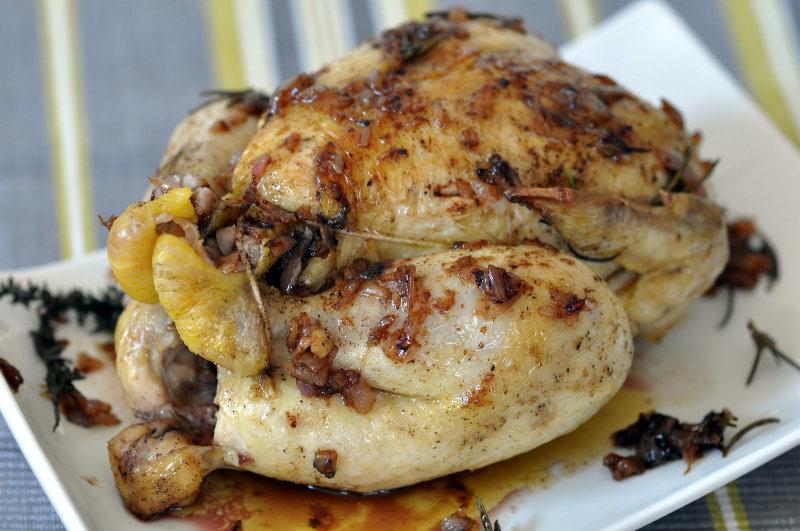 Poulet sauté aux échalotes et au vinaigre