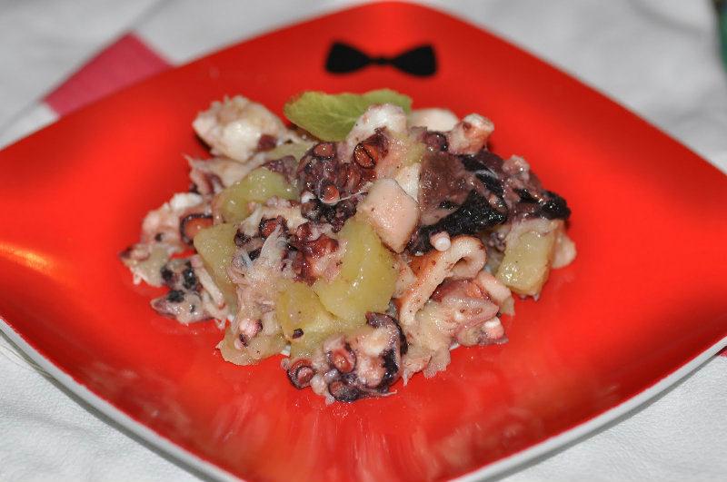Salade de Poulpe et Pommes de terre