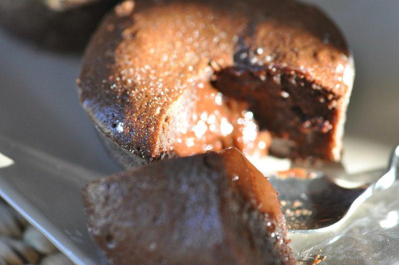 Fondant au chocolat à l'orange