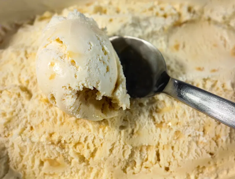 Glace caramel