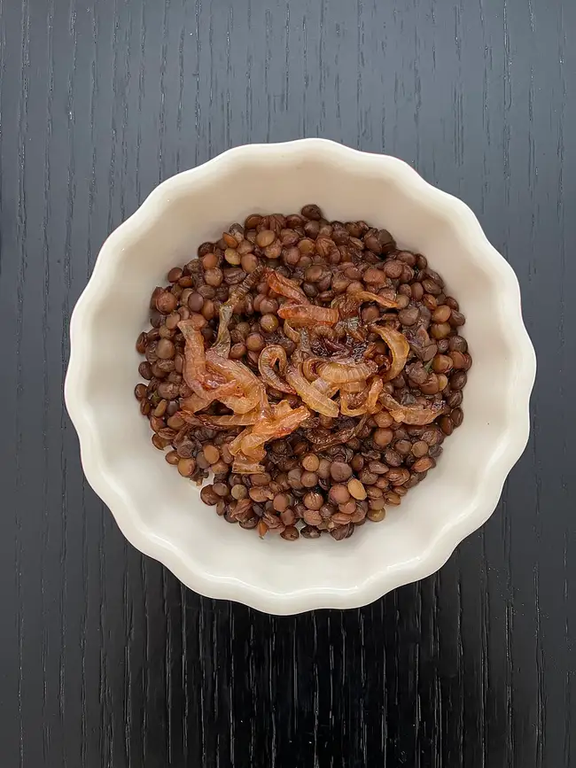 Les lentilles cuites : IG 20